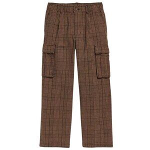 Old Navy Baggy Plaid Cargo Pants for Boys